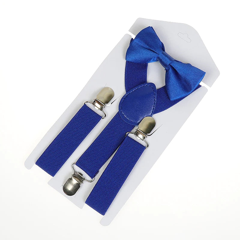 Imported Kids Suspenders Elastic Kids Gallace and Bow