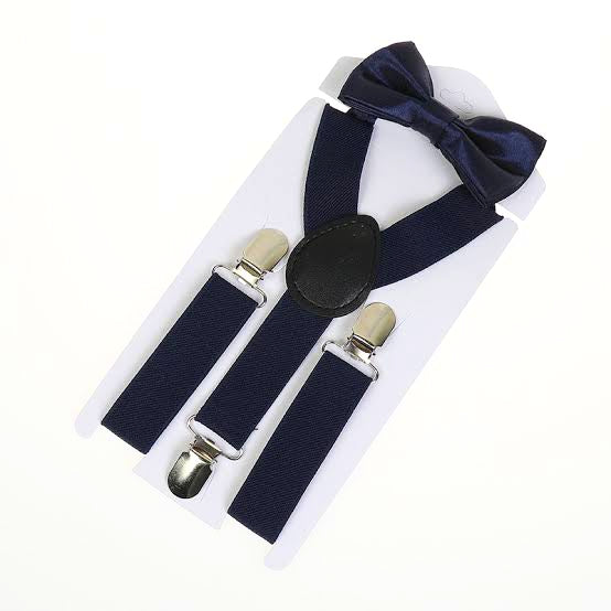 Imported Kids Suspenders Elastic Kids Gallace and Bow