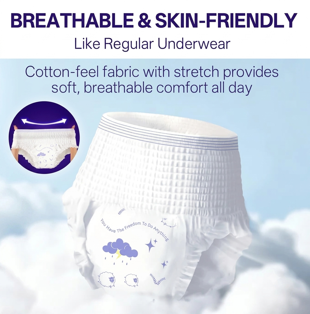 Ezi Pants Pack of 10 Period Panty For Women - Ultra Abrosbent Sanitary Pants